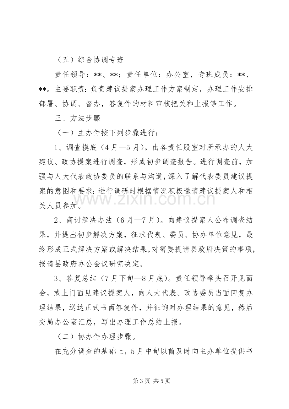 县民政局建议提案办理工作实施方案.docx_第3页