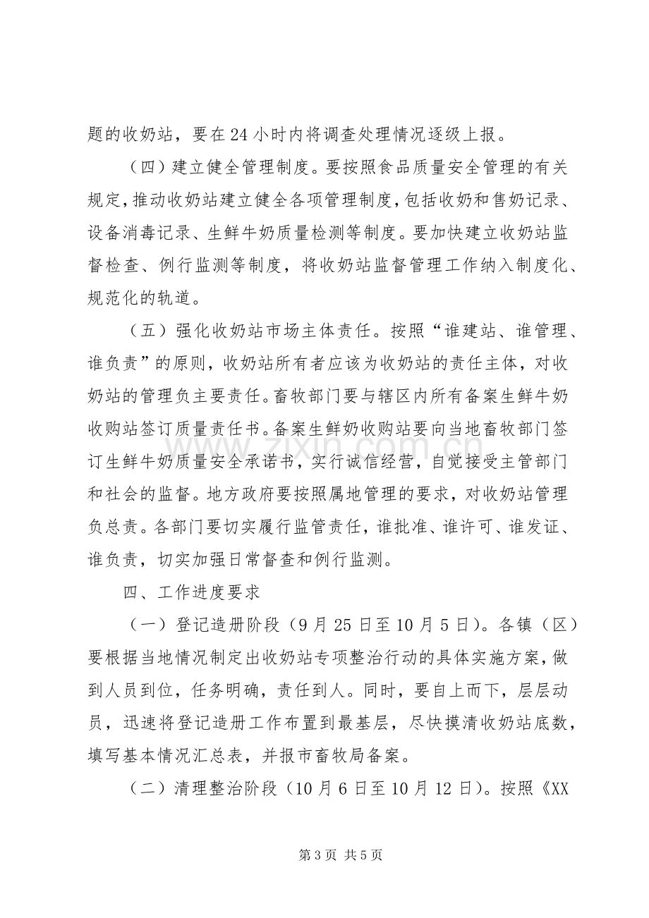 生鲜牛奶收购站专项整治行动实施方案.docx_第3页