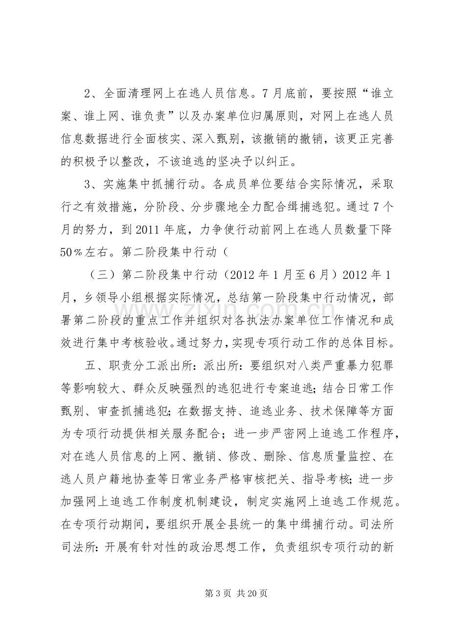 开展网上追逃专项督察“清网行动”工作实施方案.docx_第3页