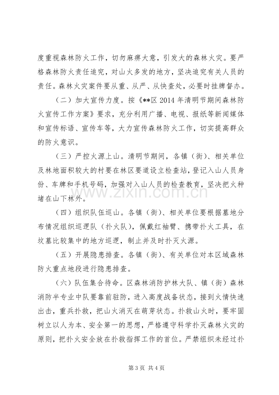 清明节期间森林防火专项工作实施方案.docx_第3页