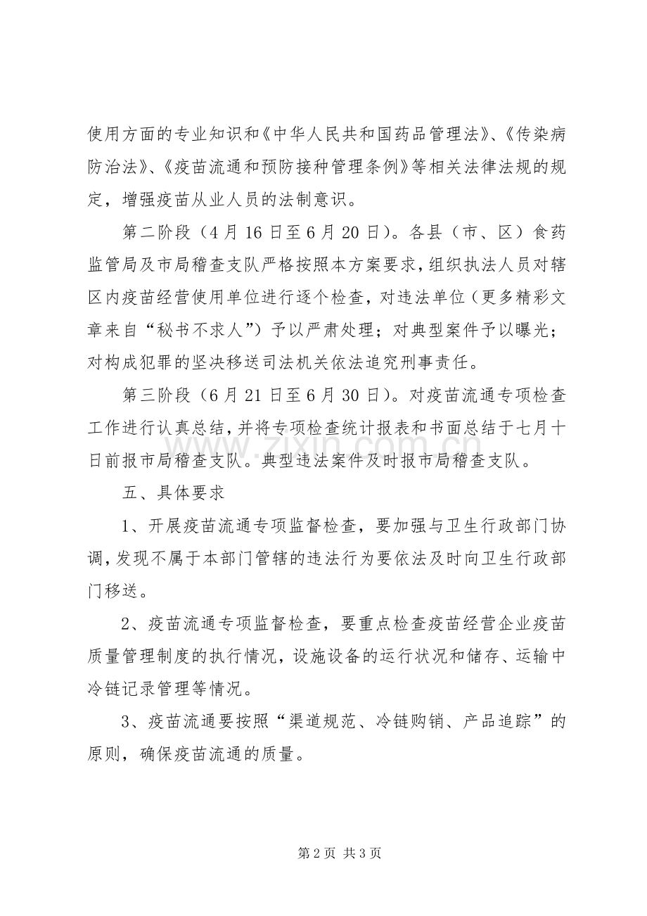 疫苗流通专项监督检查方案.docx_第2页