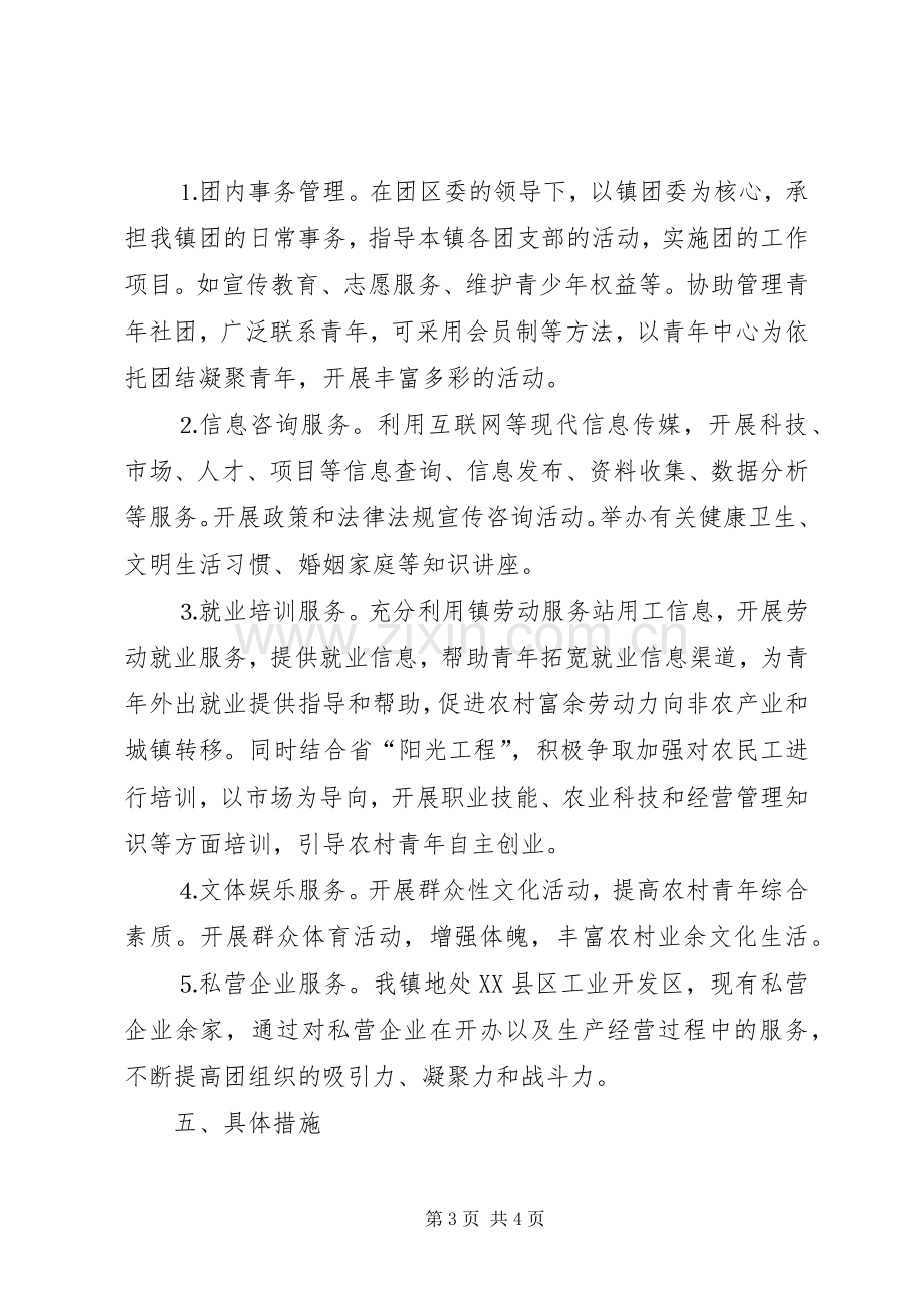 ×镇青年中心建设试点实施方案.docx_第3页