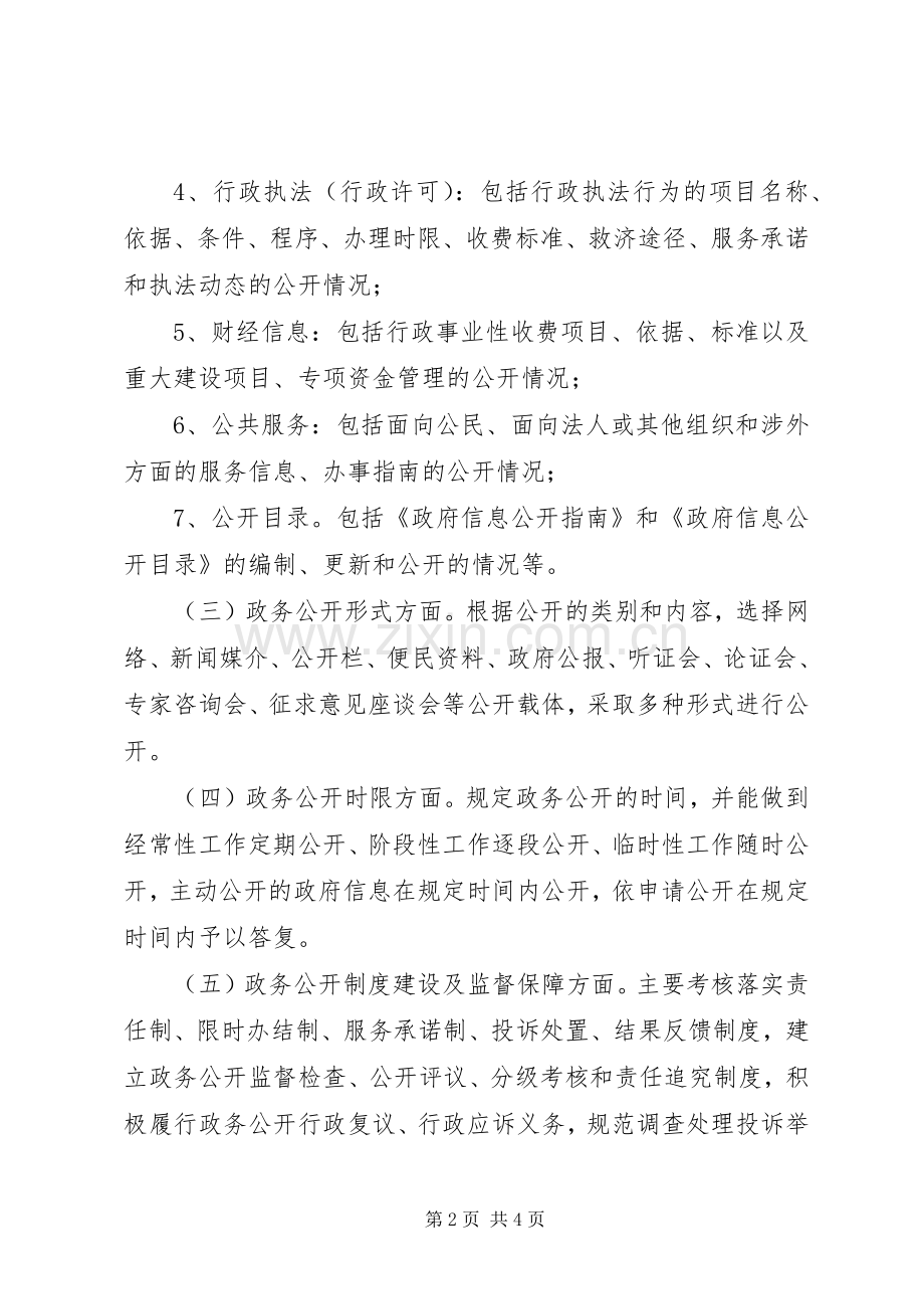 司法局政务公开考核实施方案.docx_第2页