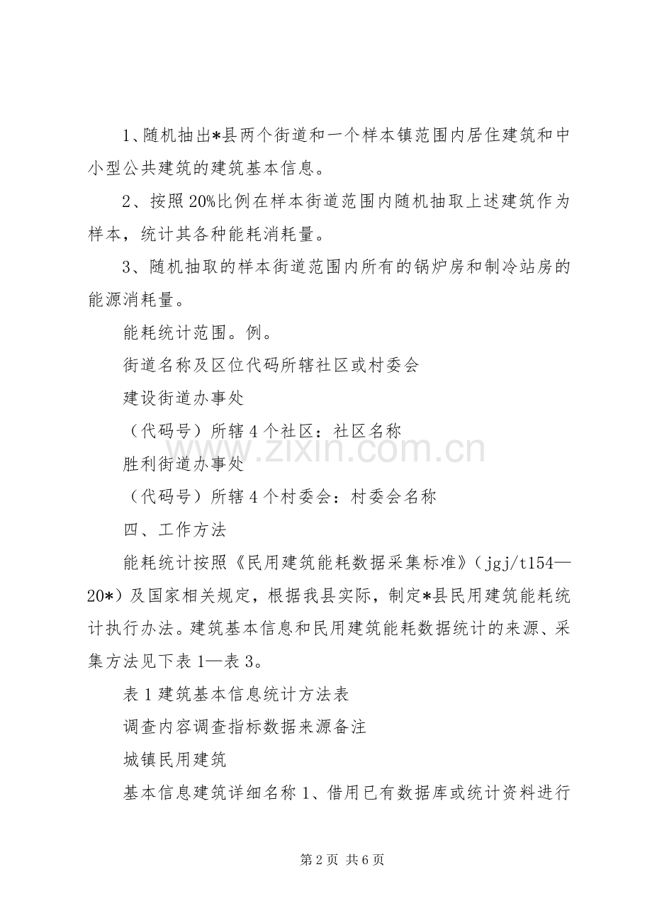 民用建筑能耗统计工作实施方案.docx_第2页