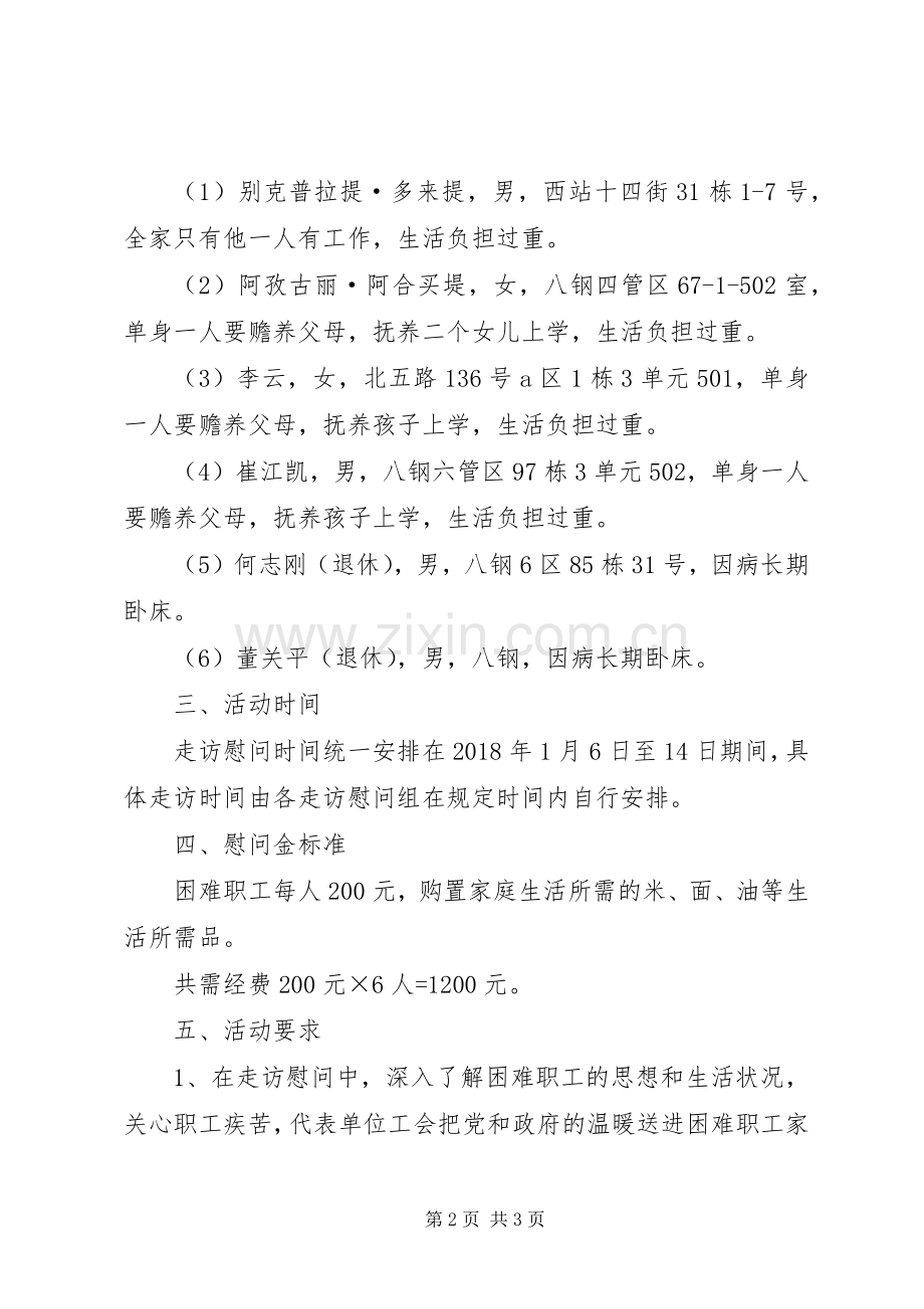 春节慰问困难职工实施方案.docx_第2页