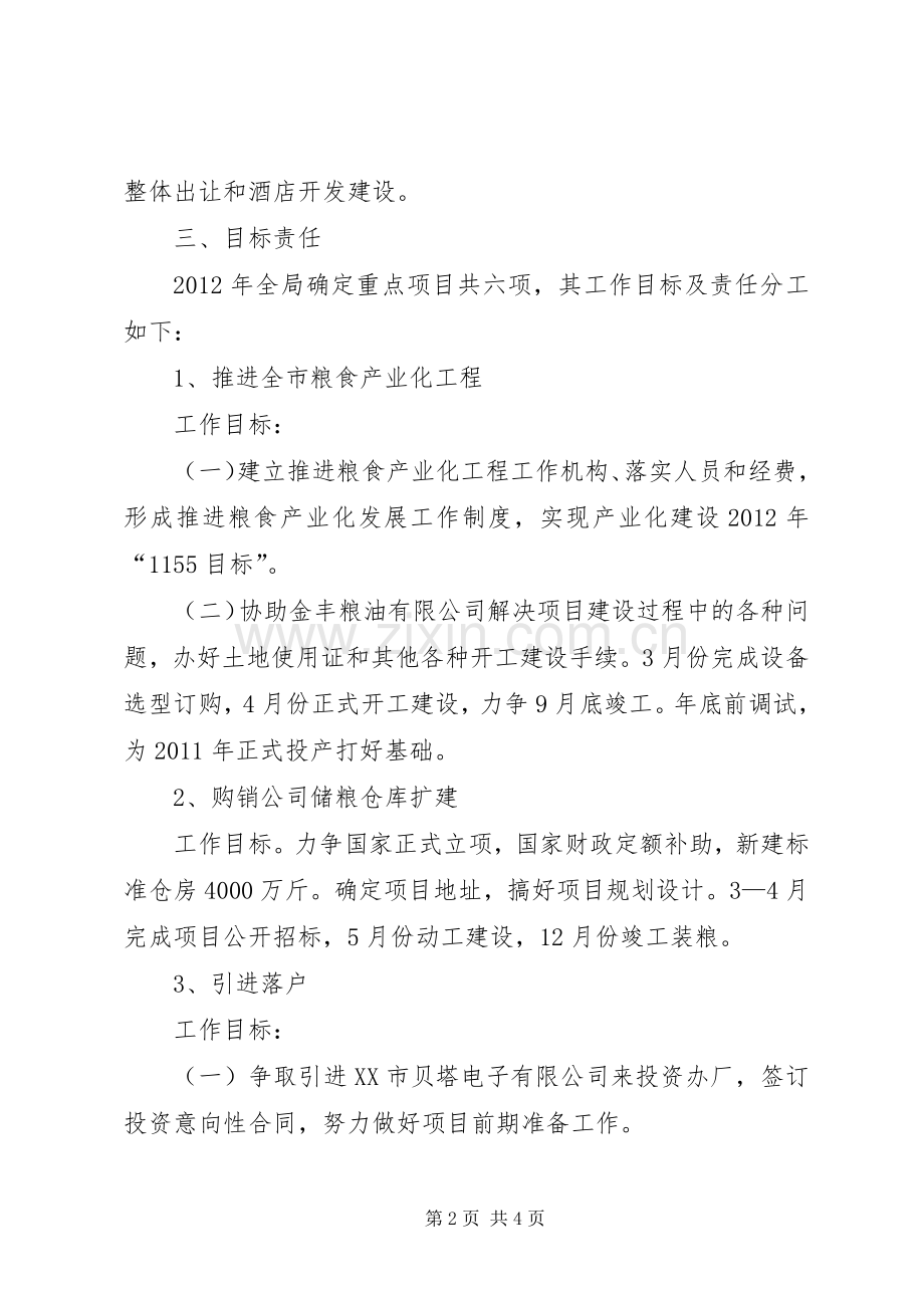 粮食局产业项目建设工作实施方案.docx_第2页