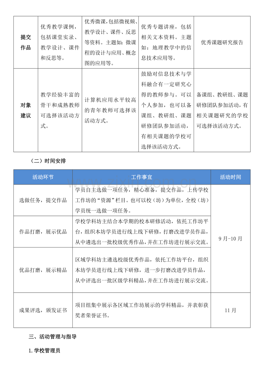 江岸自主研修阶段工作方案.doc_第2页