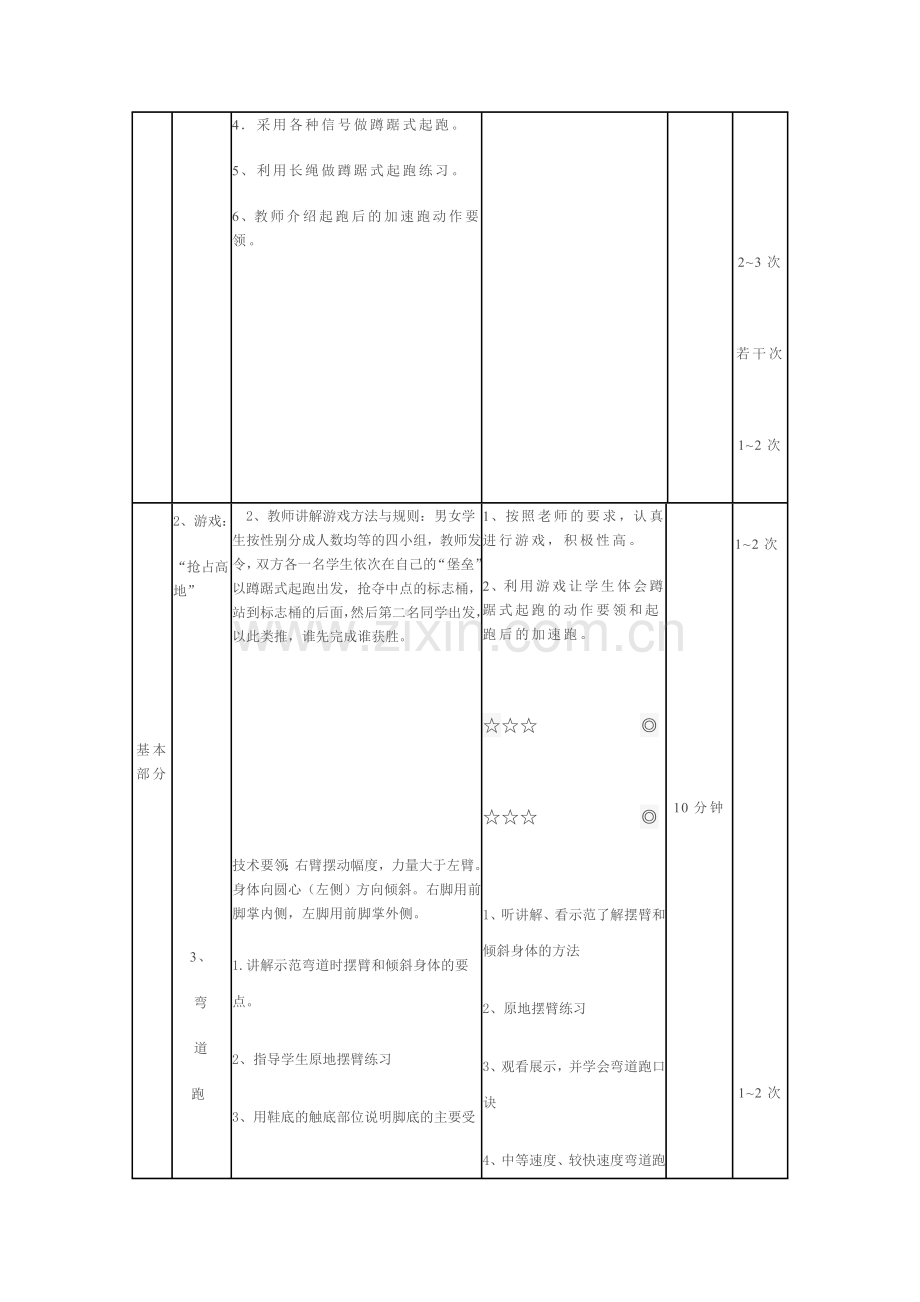 蹲踞式起跑、弯道跑.doc_第3页