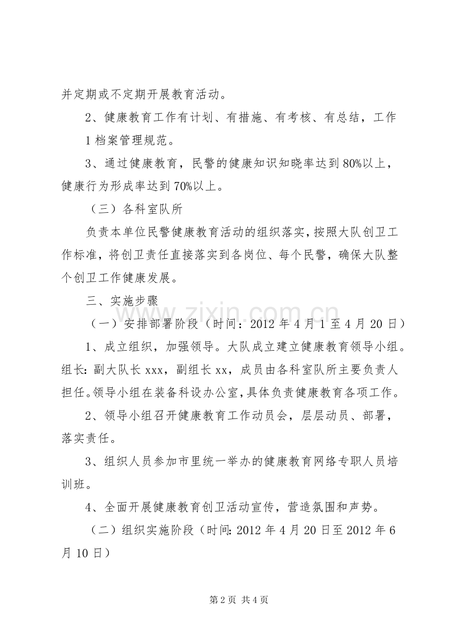 创建国家卫生城市攻坚实施方案 .docx_第2页