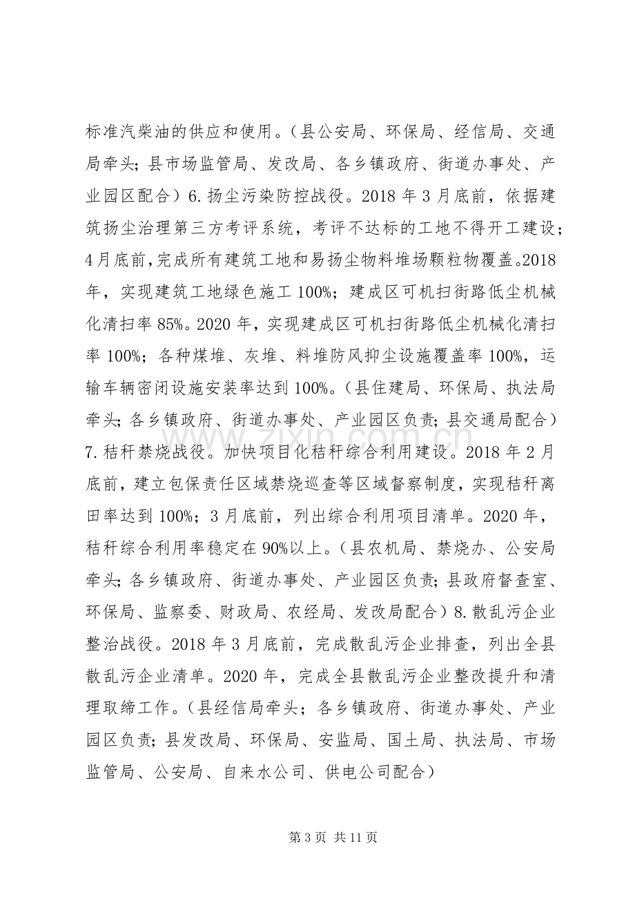 关于污染防治攻坚工作实施方案.docx_第3页