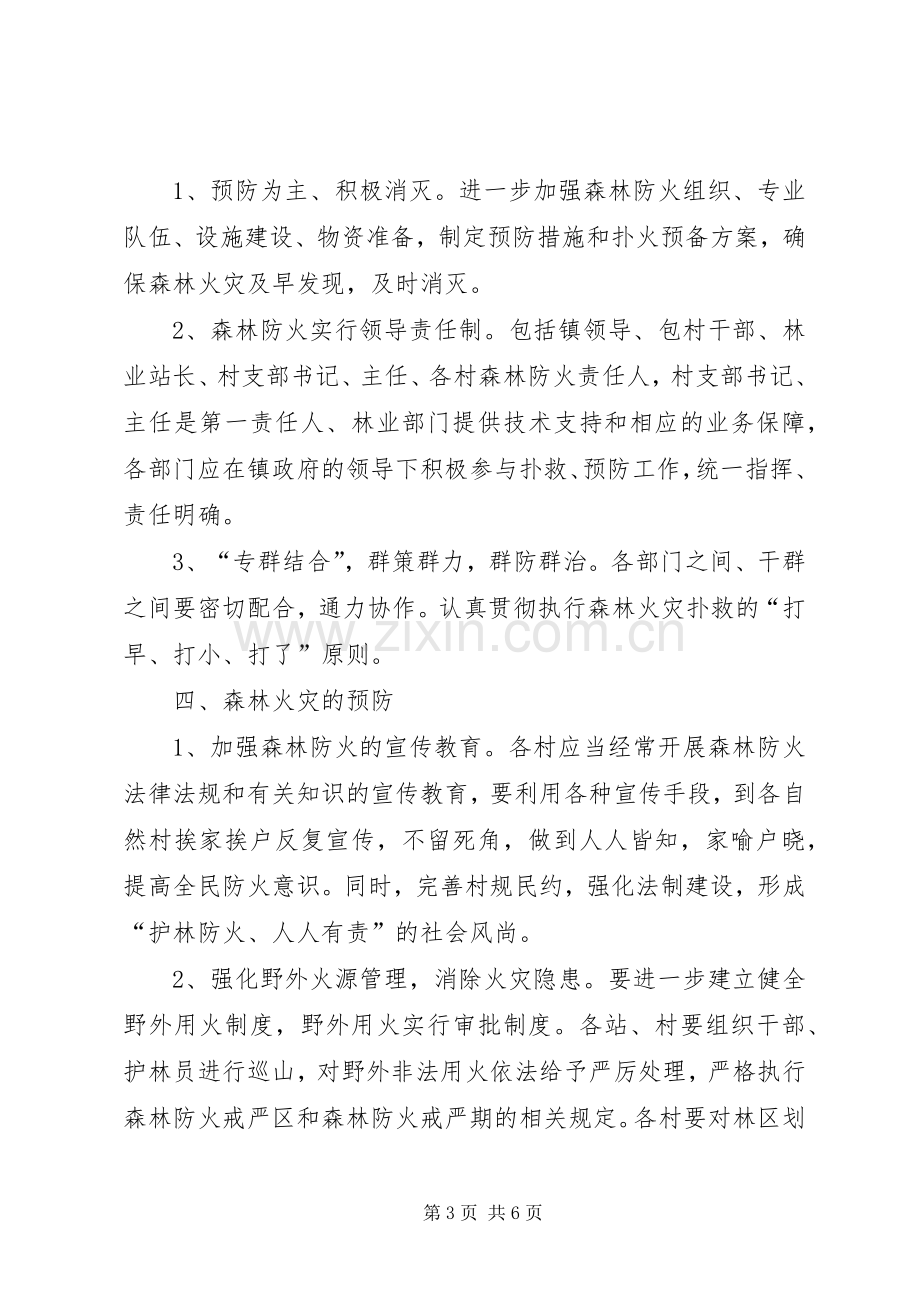 乡镇森林防火工作实施方案.docx_第3页