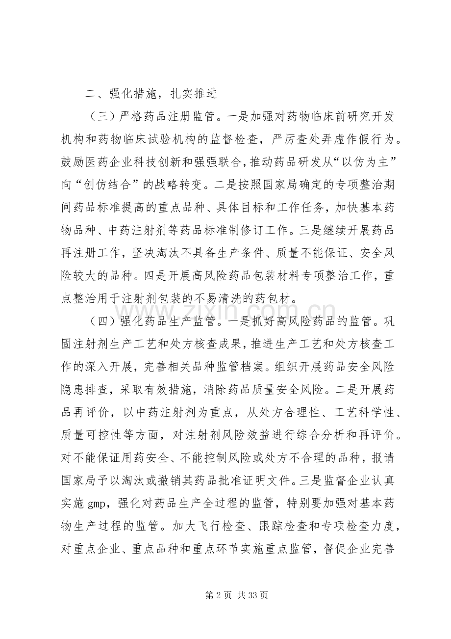 药品安全专项整治工作方案的意见.docx_第2页