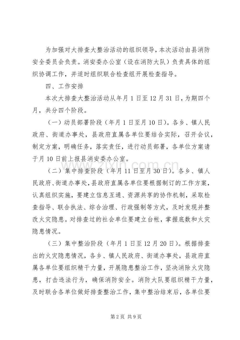 县消防安全大整治工作实施方案.docx_第2页