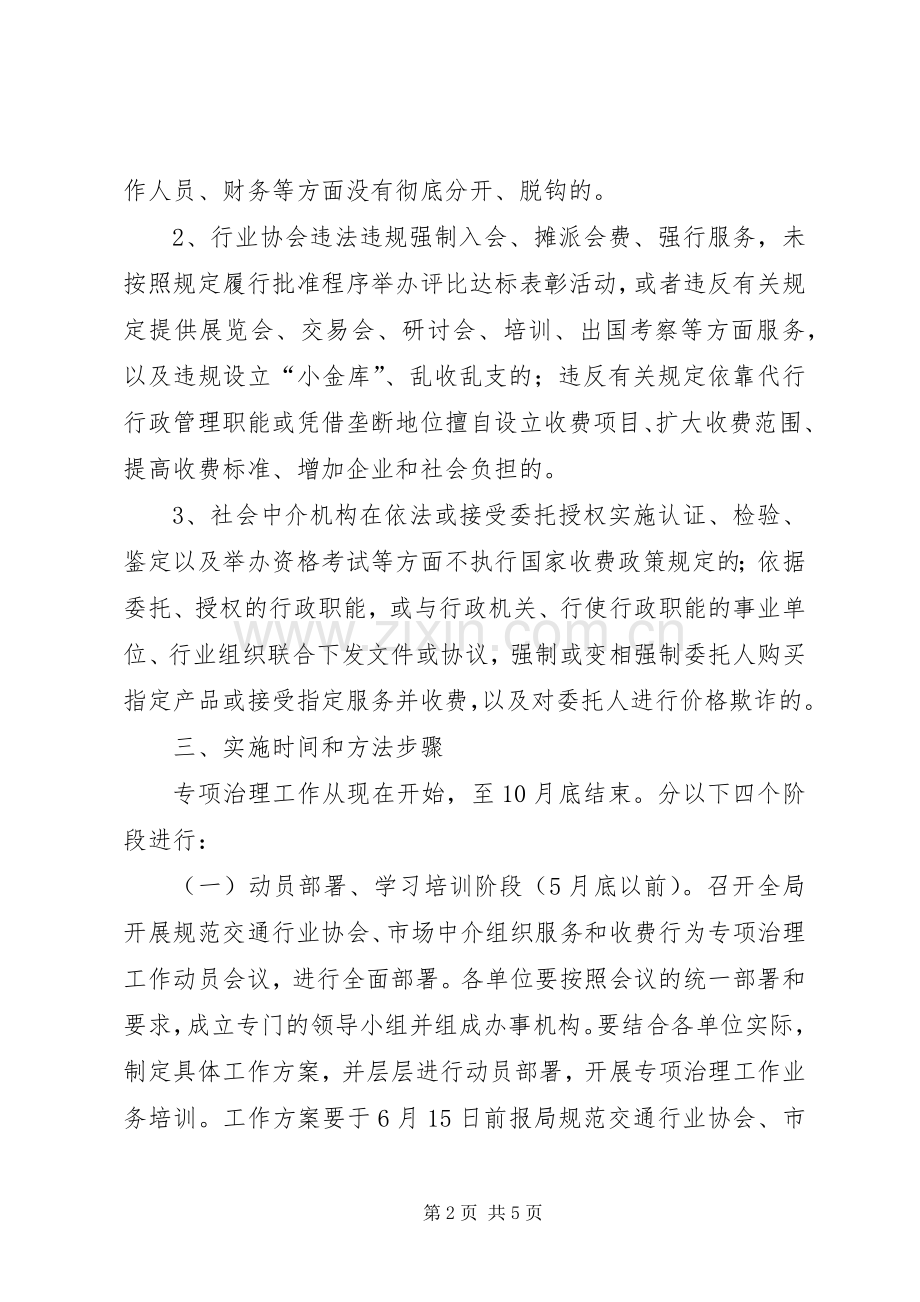 交通局规范行业协会工作实施方案.docx_第2页