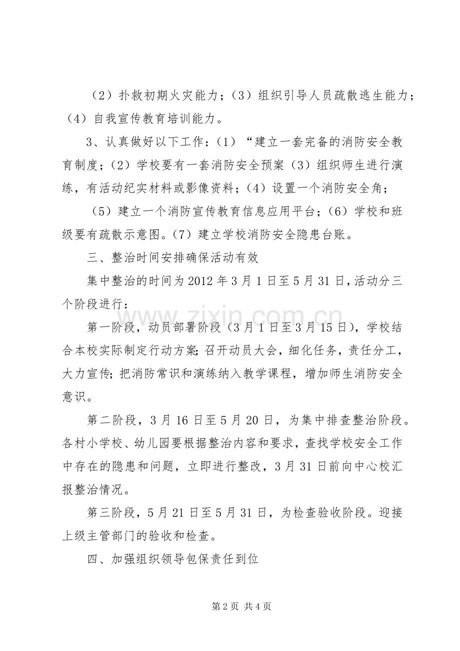 安全隐患排查整治百日专项行动方案大全 .docx_第2页