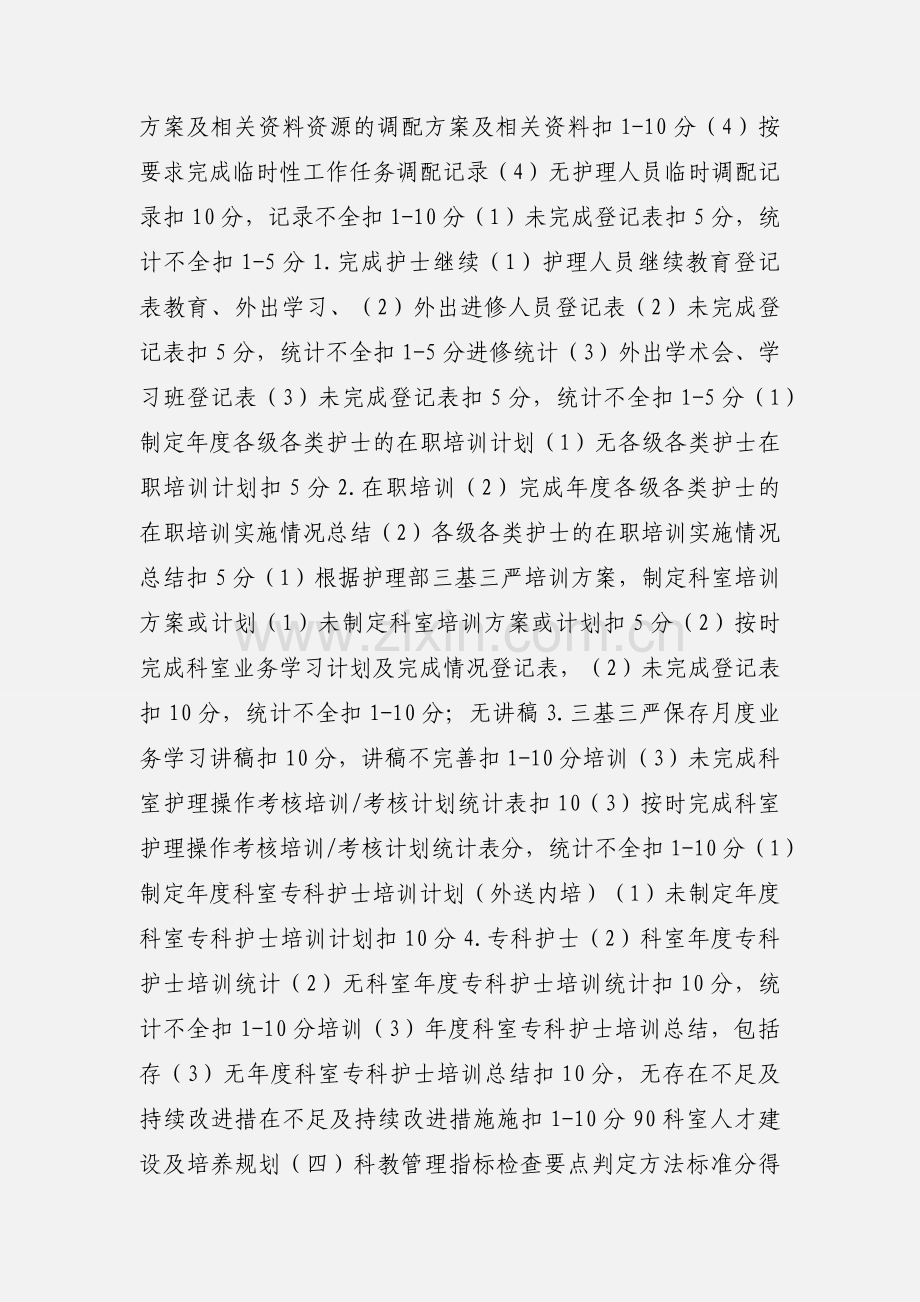 消毒供应中心护理规范化管理自查标准.docx_第3页