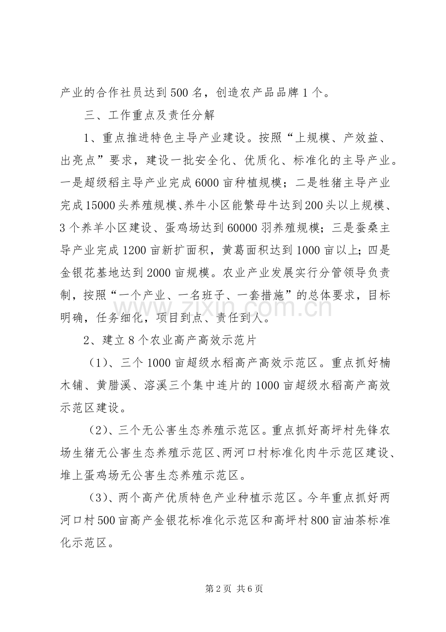 推进农业产业化和“两线一片”工程方案.docx_第2页