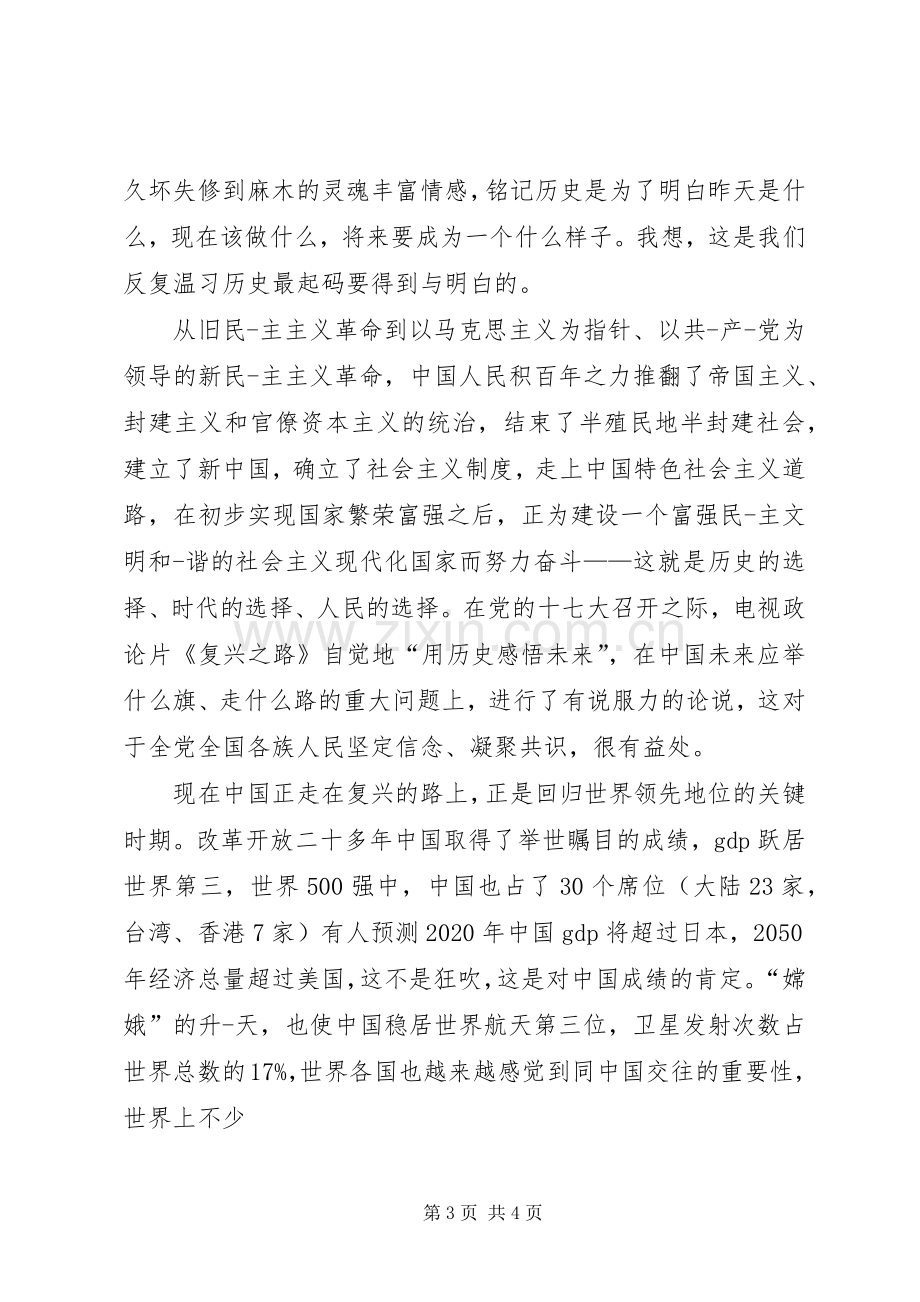 复兴之路观后感感想体会(2).docx_第3页