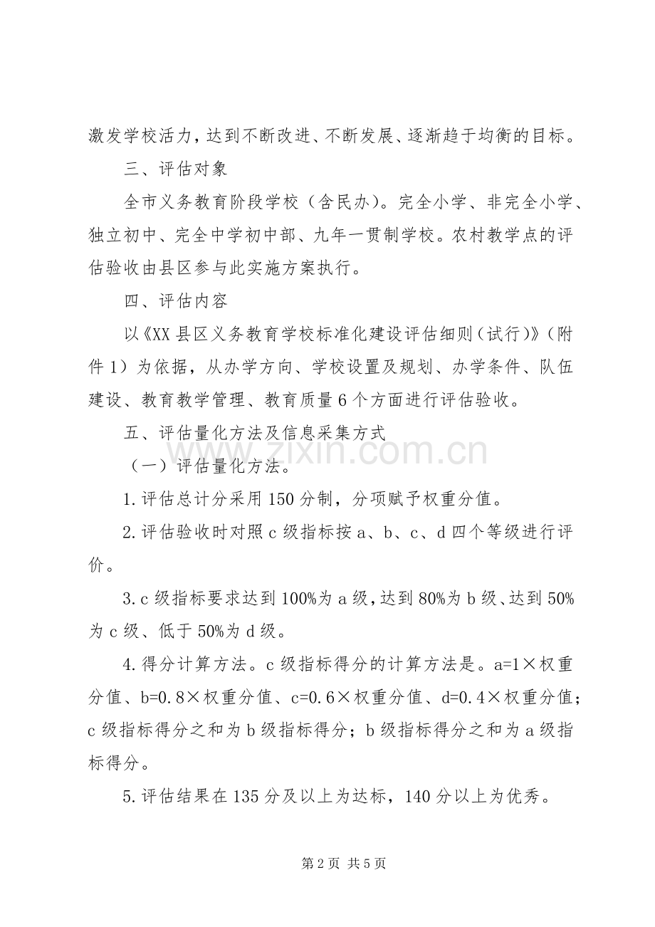 学校标准化建设评估验收方案.docx_第2页