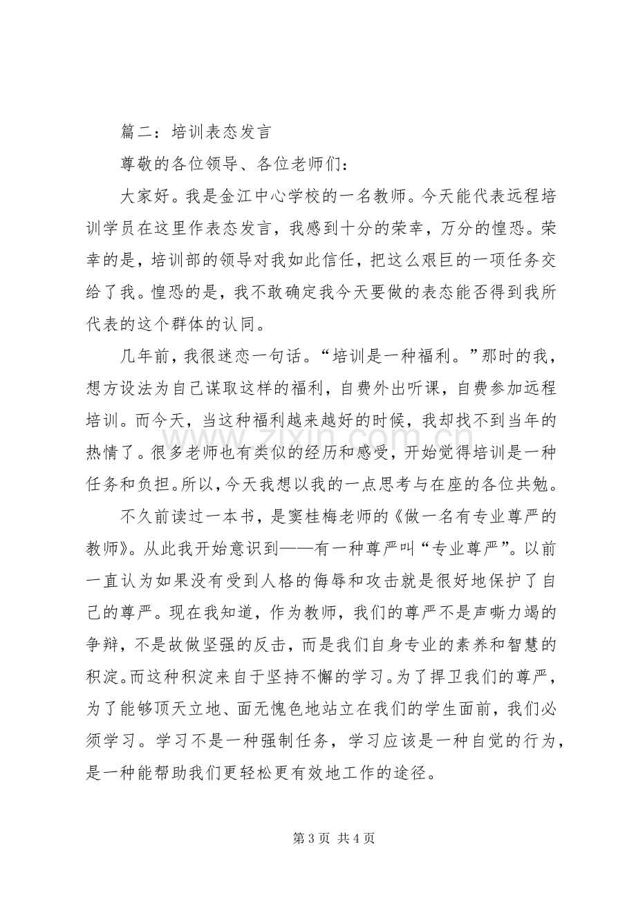 廉洁自律表态发言稿.docx_第3页