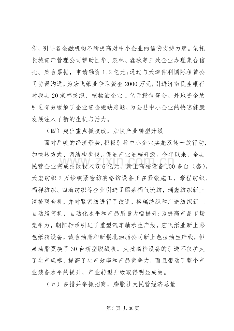 县委民营经济工作会议讲话.docx_第3页