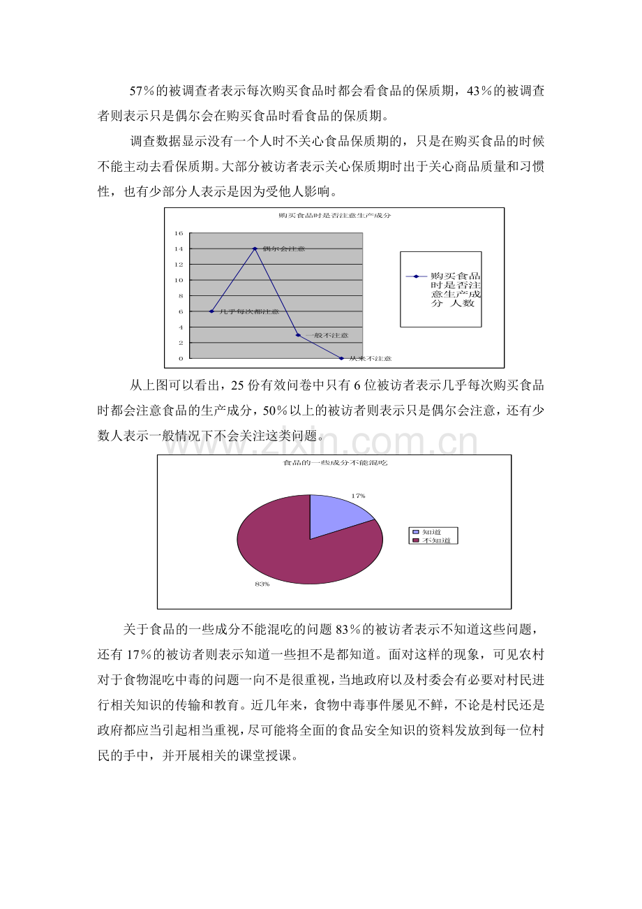 暑期实践：食品安全行之农村食品安全调研报告.doc_第3页