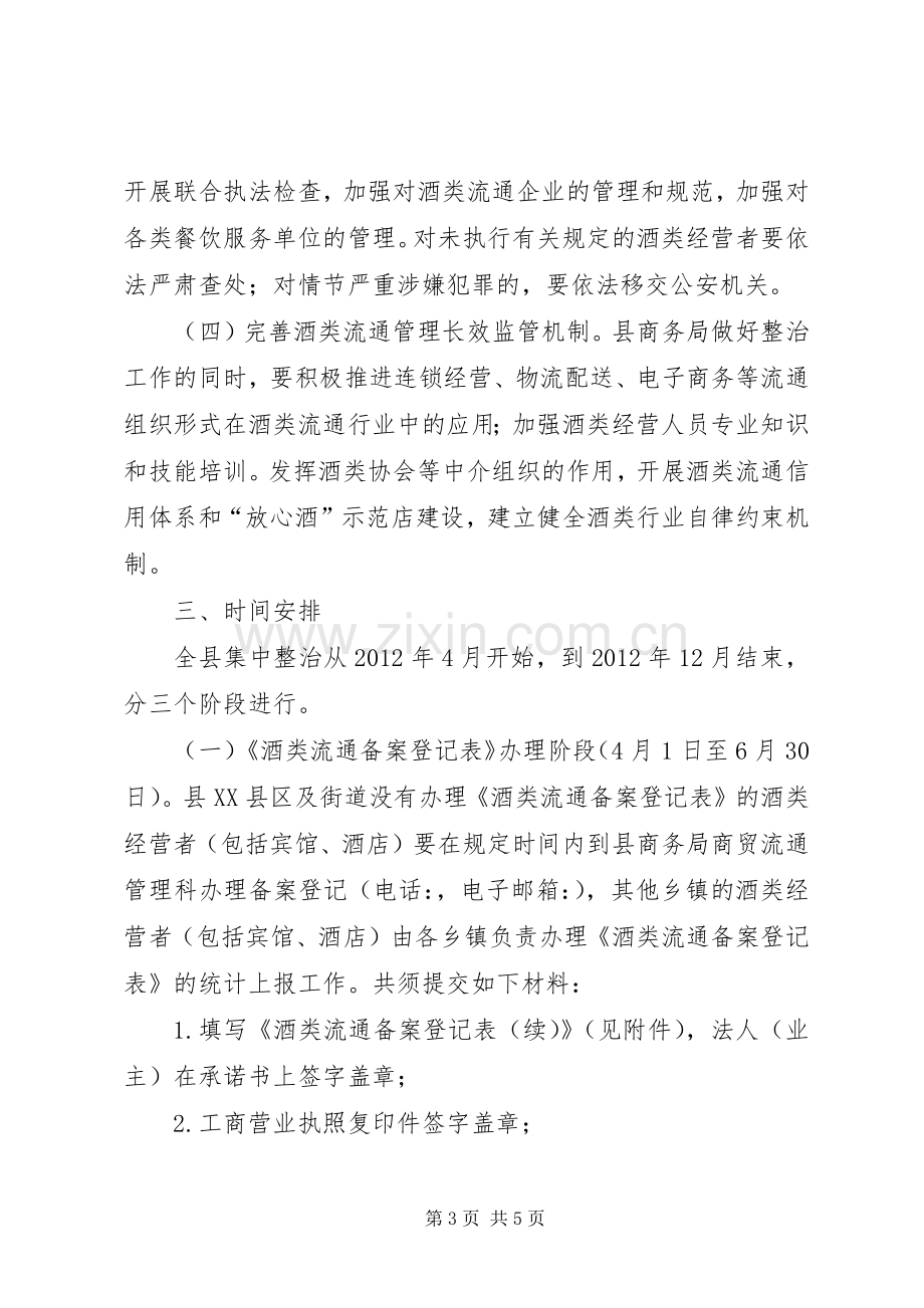 酒类领域整治指导实施方案.docx_第3页