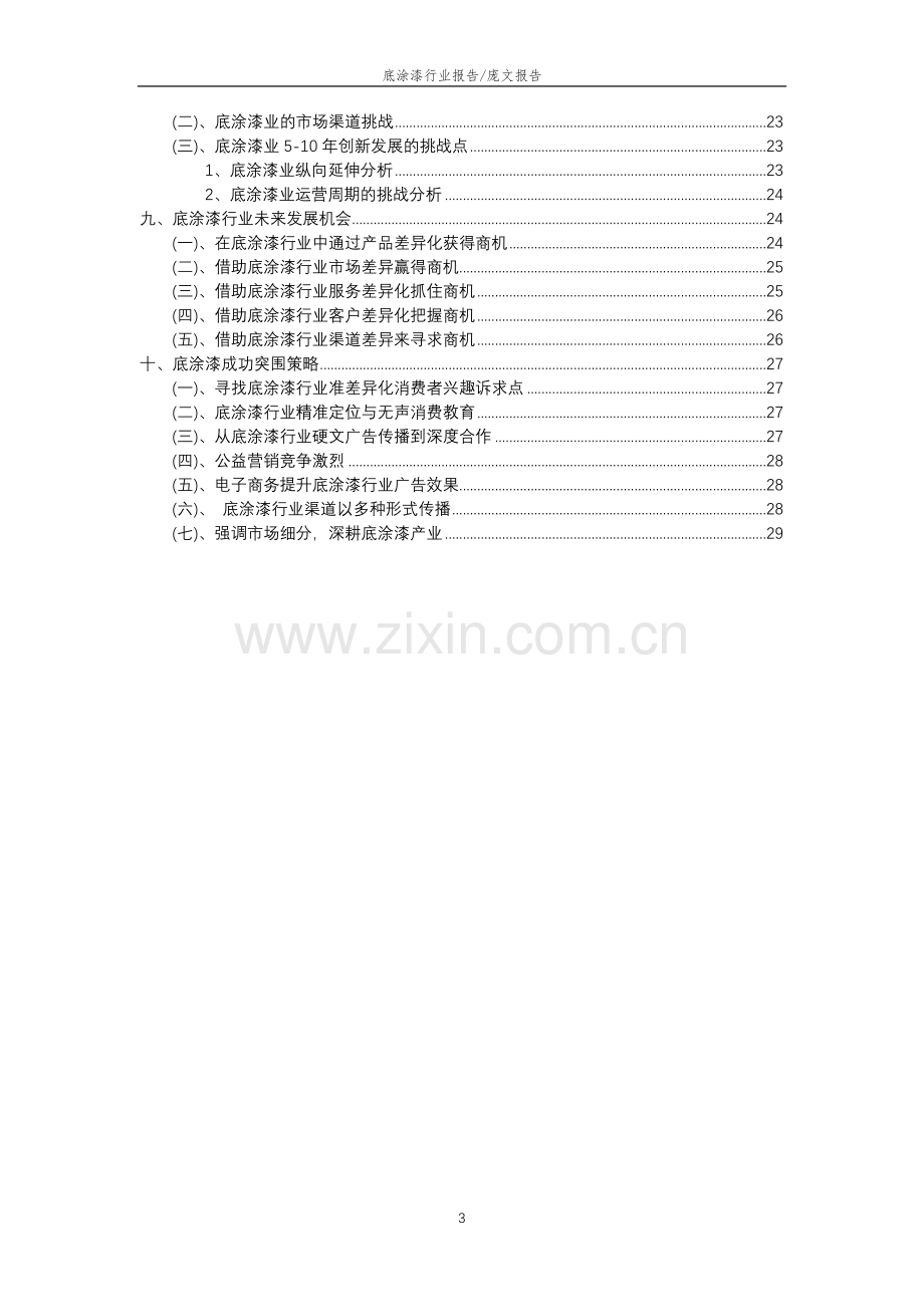 2023年底涂漆行业分析报告及未来五至十年行业发展报告.doc_第3页