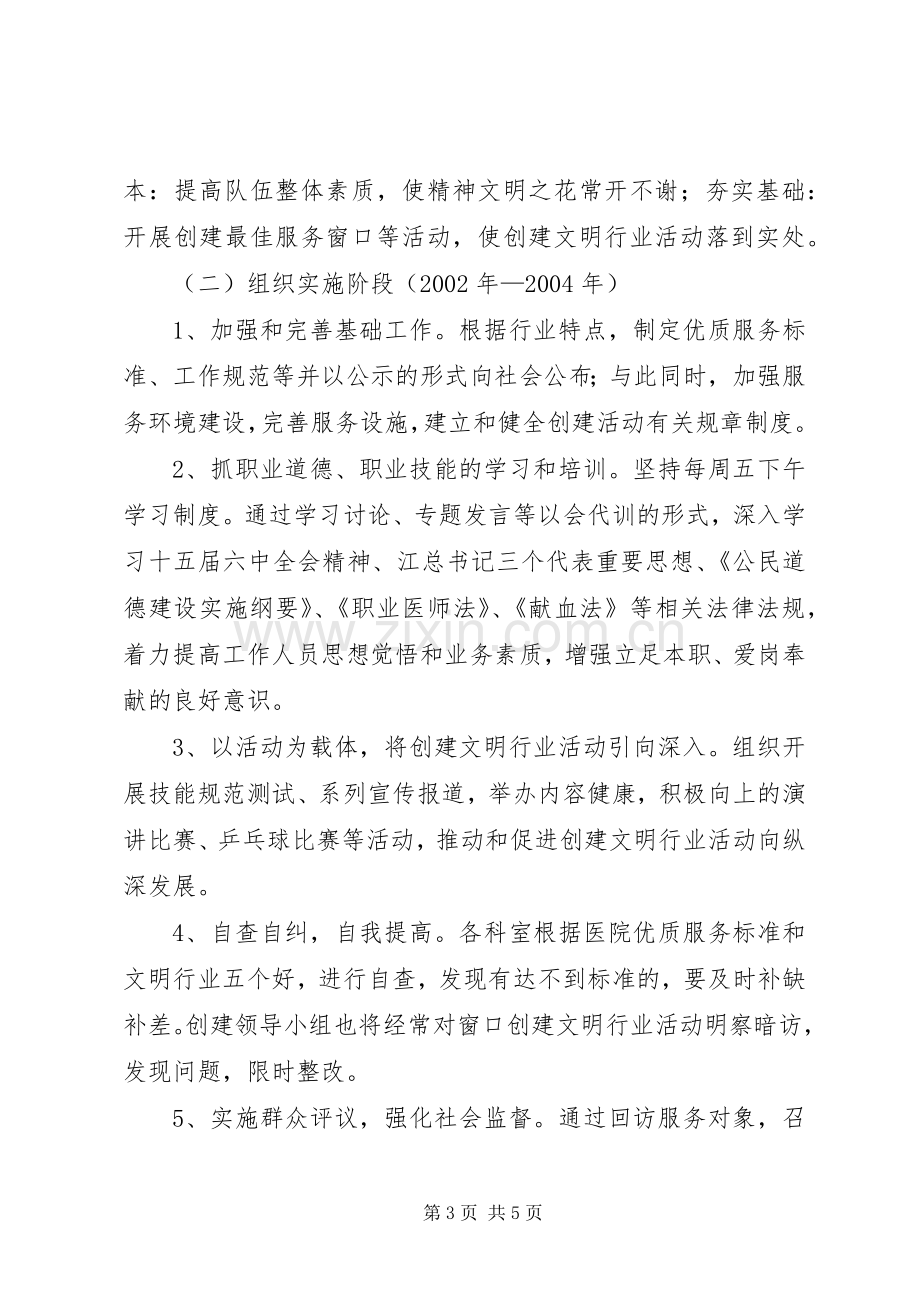 医院创建精神文明单位实施方案 (2).docx_第3页