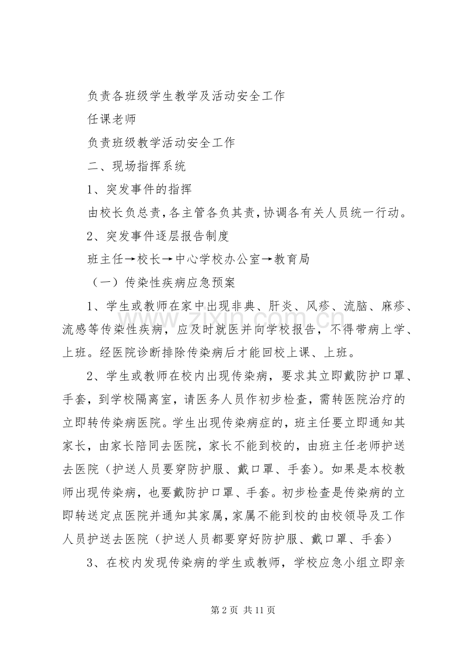 学校园安全应急处置预案.docx_第2页