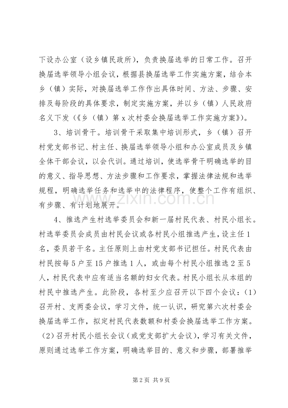 民政局村委会换届选举方案文秘文书.docx_第2页