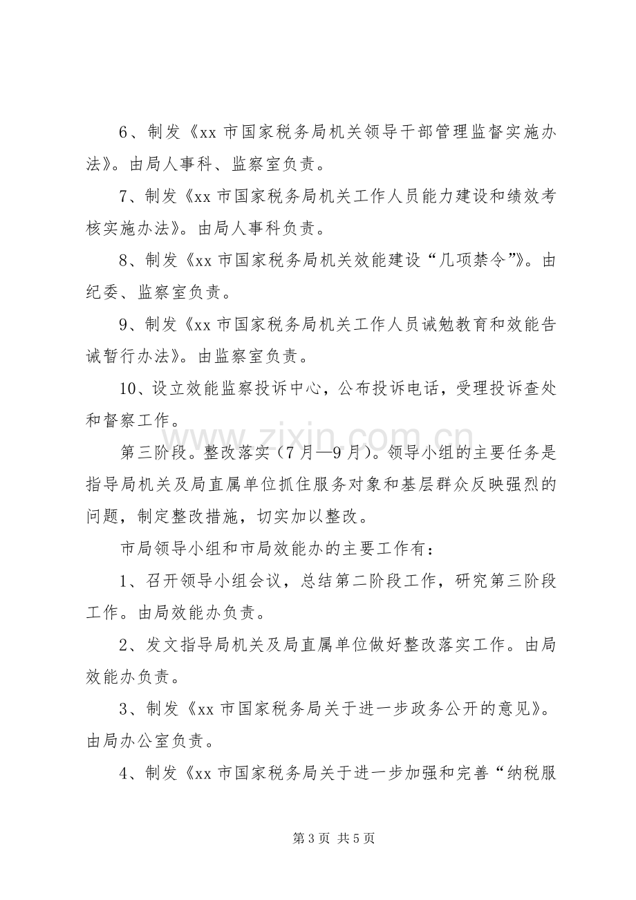 机关效能建设活动方案.docx_第3页