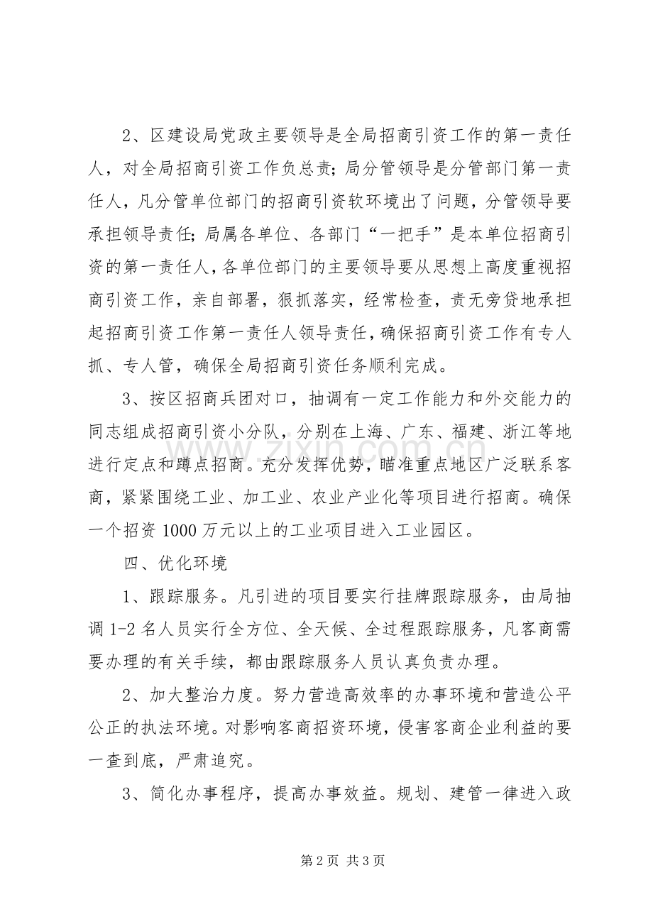 建设局招商引资工作实施方案.docx_第2页