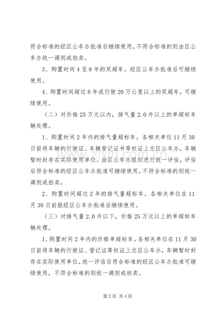 党政机关公务用车工作实施方案.docx_第2页