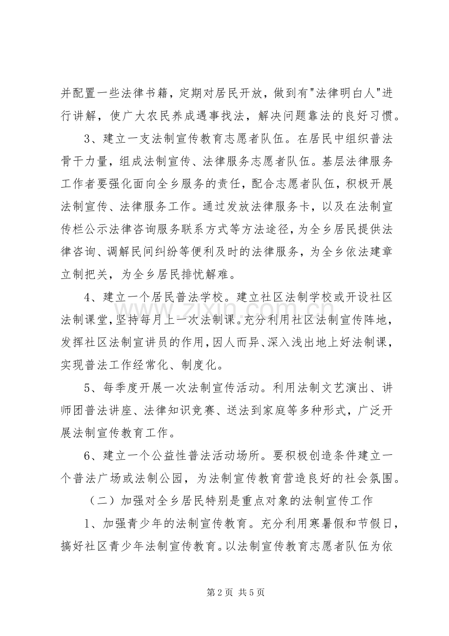 社区普法活动实施方案.docx_第2页