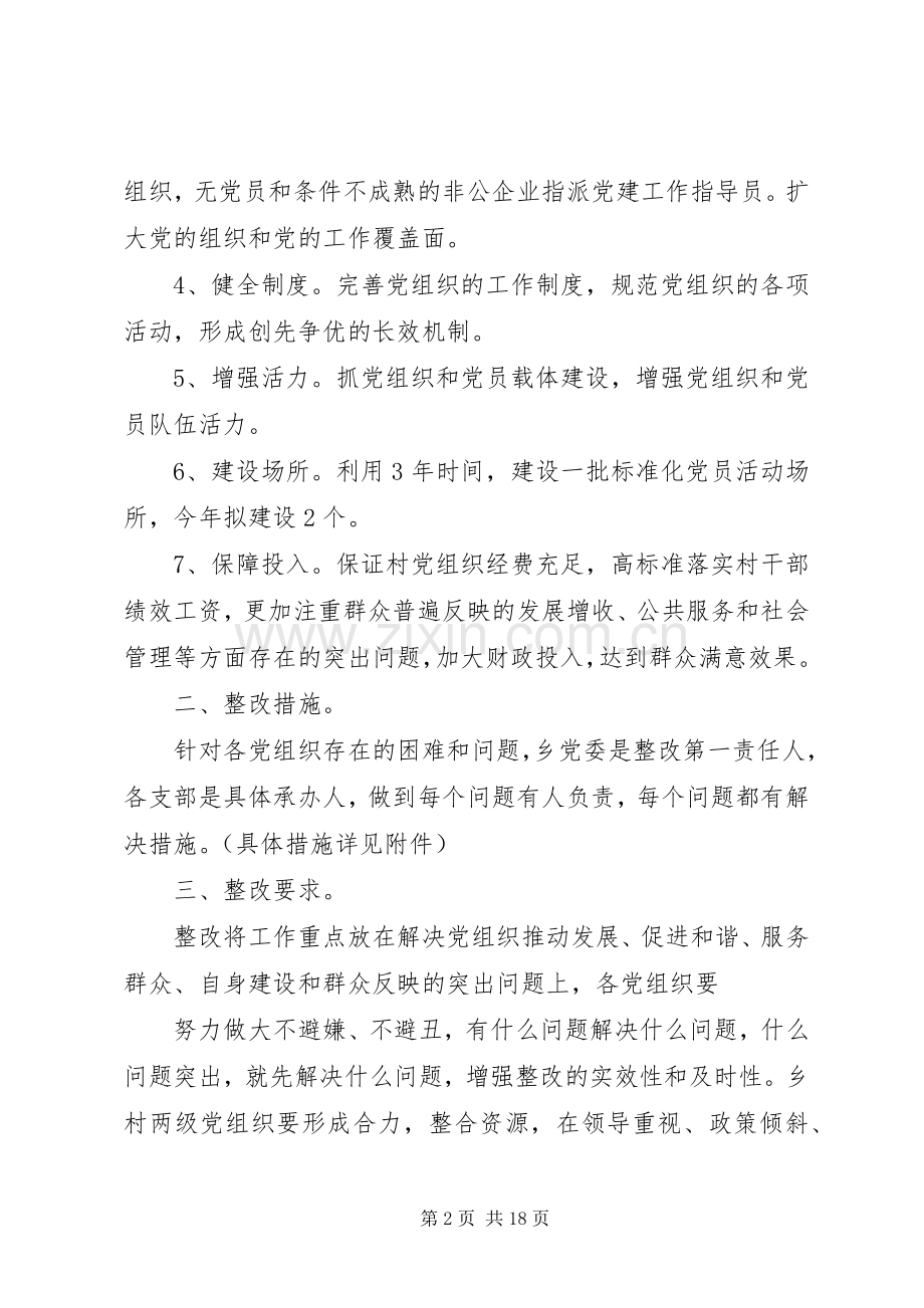 基层组织建设年活动整改实施方案范文.docx_第2页