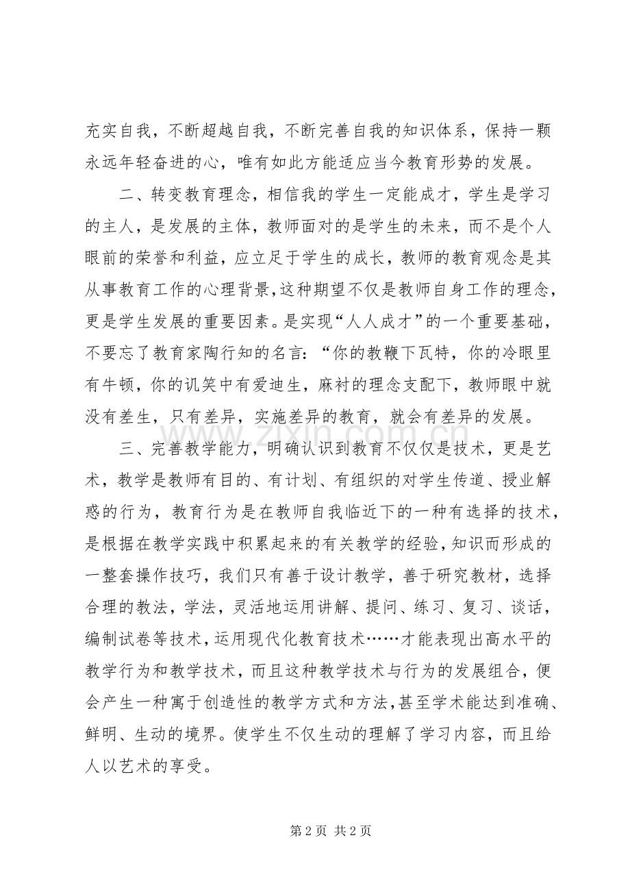 《有效上课的师德修炼》读后感 .docx_第2页