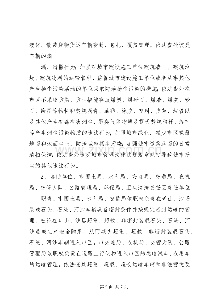 关于城市扬尘污染整治工作实施方案.docx_第2页