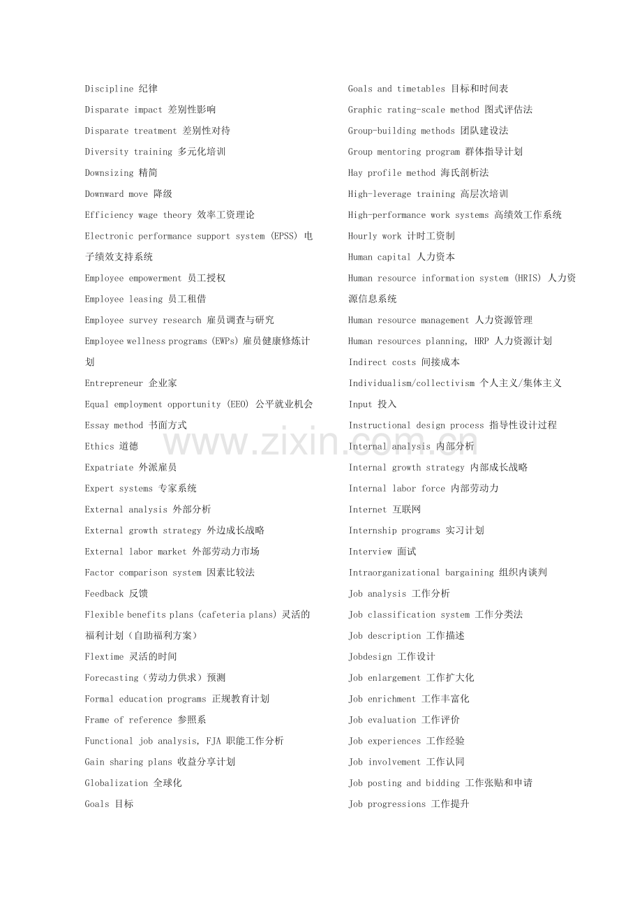 人力资源常用英文词汇HRDICTION.doc_第3页