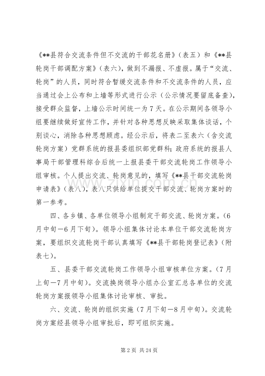 科级以下干部交流轮岗方案.docx_第2页