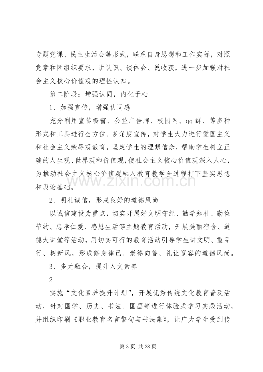 开展社会主义核心价值观主题实践活动方案.docx_第3页