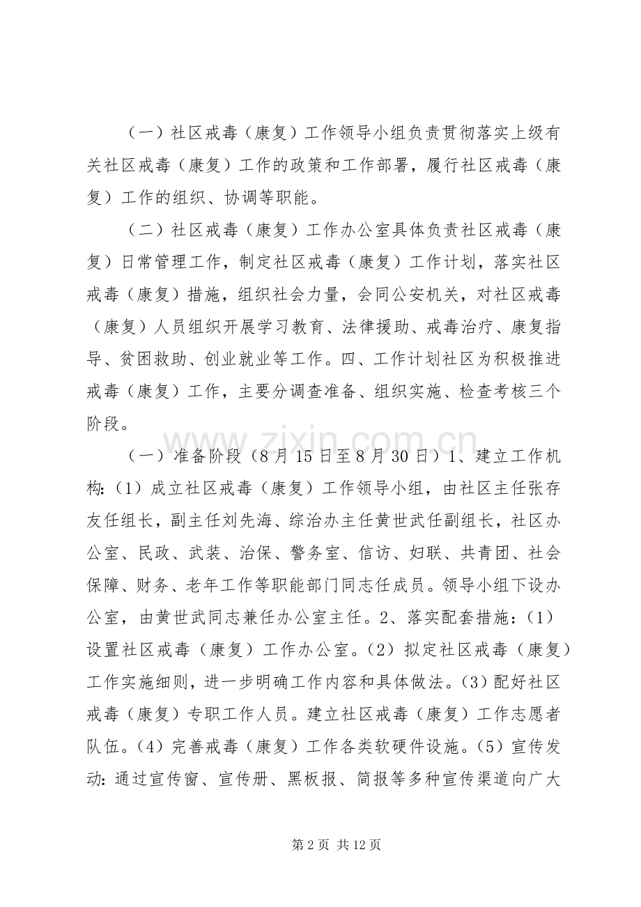 社区禁毒工作实施方案.docx_第2页