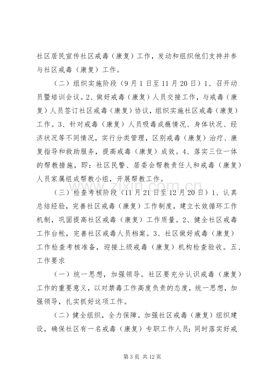 社区禁毒工作实施方案.docx_第3页