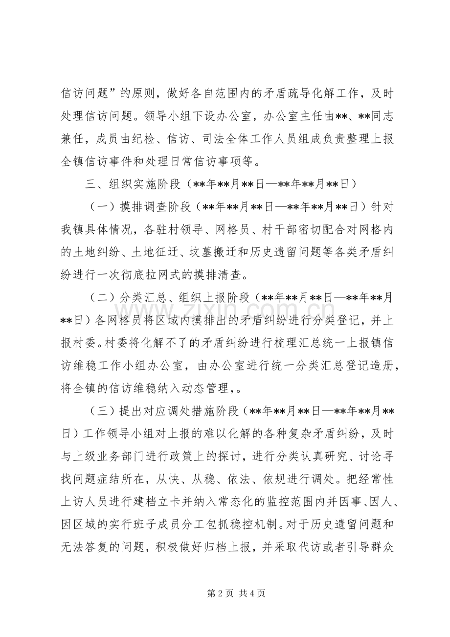 乡镇信访维稳工作方案.docx_第2页