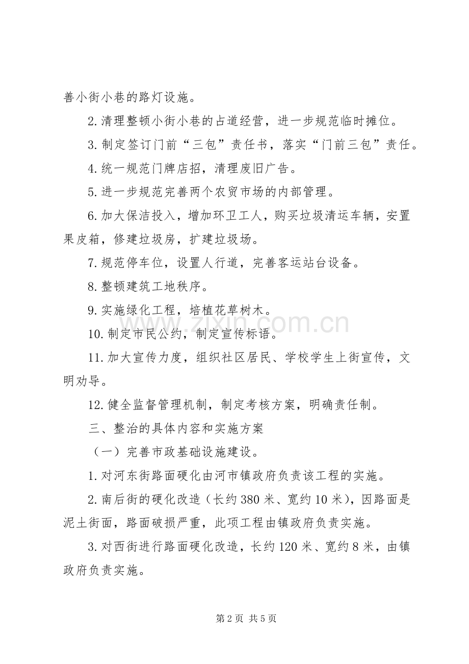 镇环境综合治理方案.docx_第2页