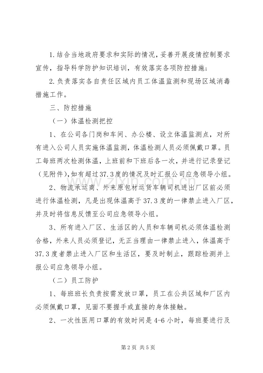 企业复工应急防控实施方案.docx_第2页