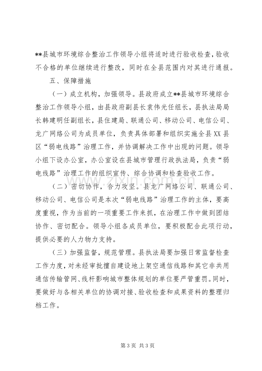 县XX县区弱电线路治理工作方案.docx_第3页