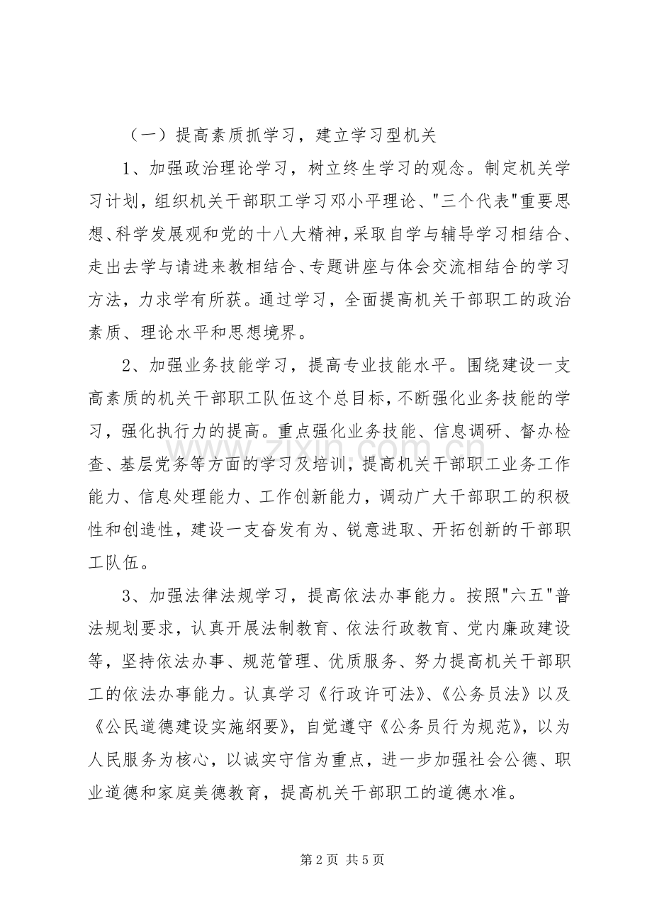 档案局文明单位创建工作实施方案.docx_第2页