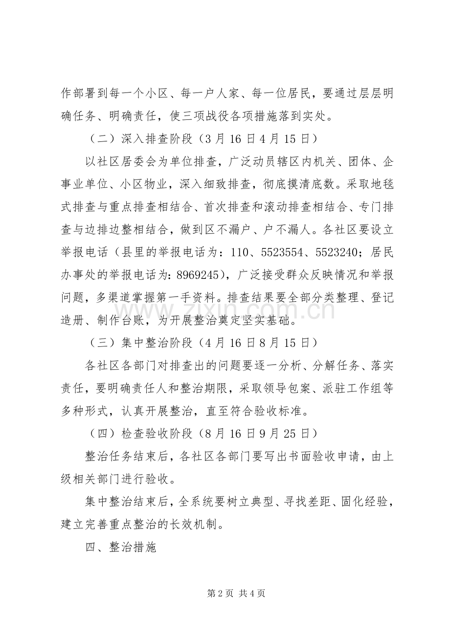 办事处开展社会管理综合治理“三项战役”方案.docx_第2页