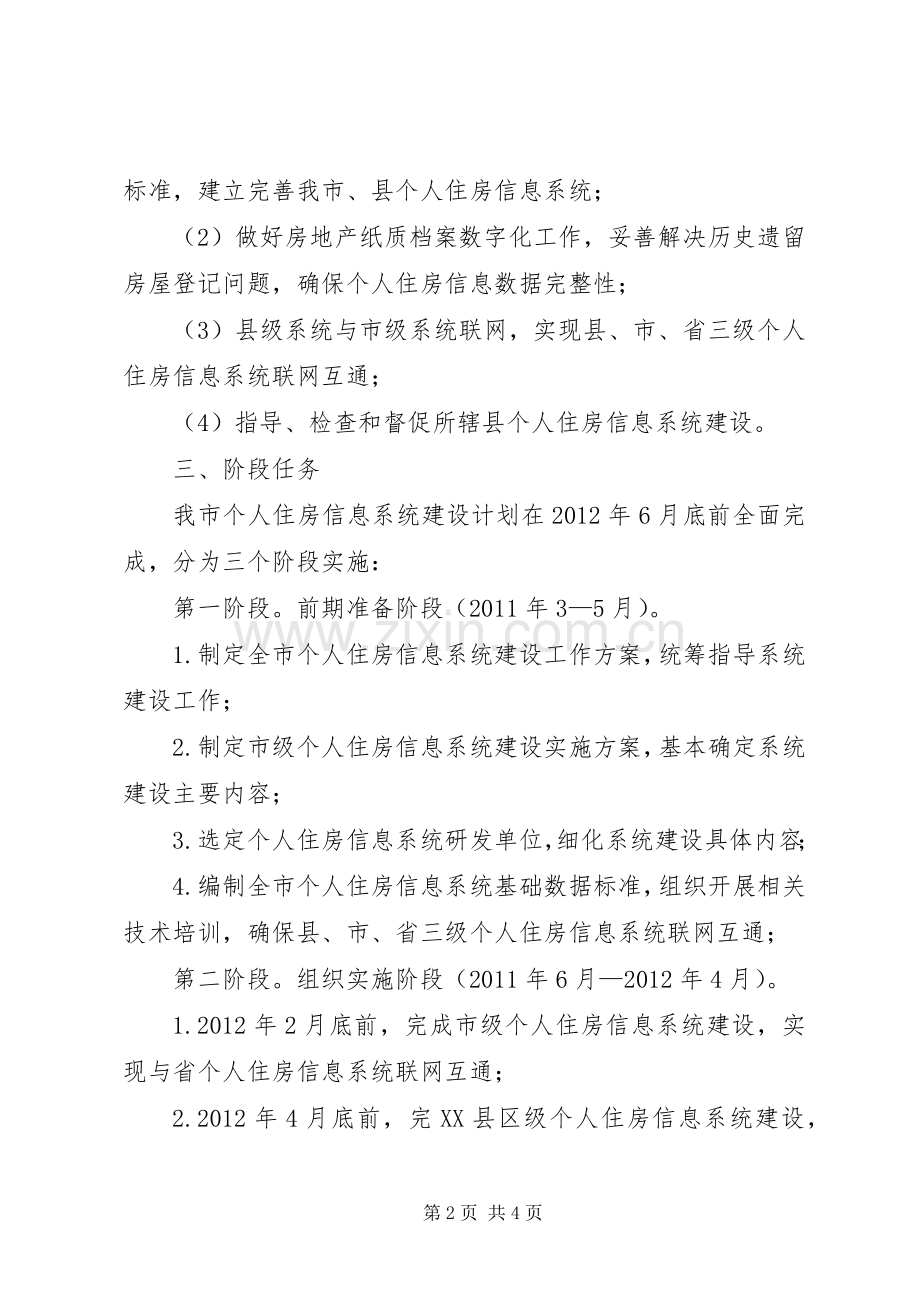 全市住房系统建设指导实施方案.docx_第2页